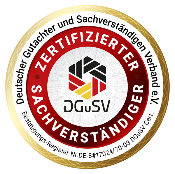 DGuSV Zertifizierter Sachverständiger