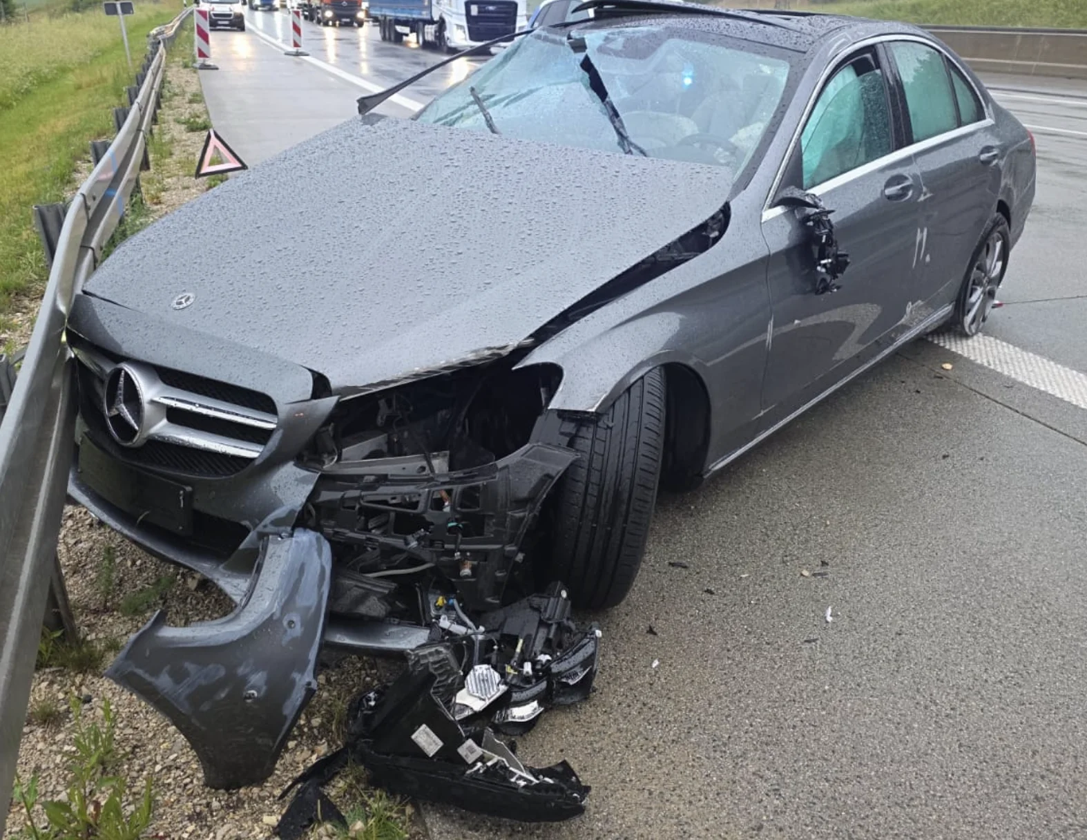 Unfallstelle absichern
